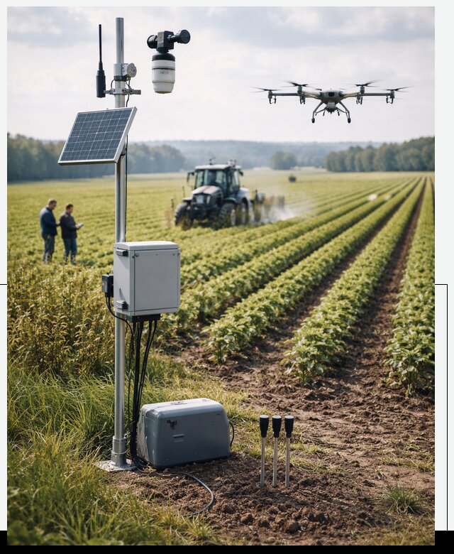 Разработка IoT мониторинга полей в Сызрани от 8611 р. | АвикейСзр