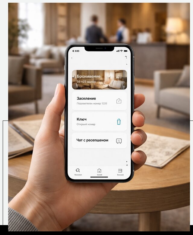 Мобильное приложение для гостей отеля в Сызрани, управление сервисом